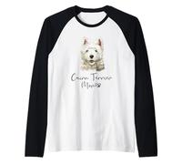 Mignon de Maman Cairn Terrier MOM Cairn Terrier Chien Manche Raglan