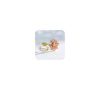 Mignon de tournesol Daisy Open Ring Imitation Émail CZ Déclaration florale Boho Anneaux 14K Gold plaqué Daisy Flower Empile de mariage Bande d'index pour femmes Bandes de bijoux pour femmes