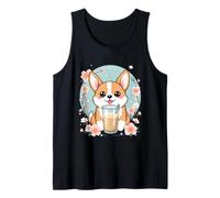 Mignon dessin animé Corgi Débardeur