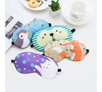 Mignon Dessin Animé Masque De Couchage Eye Patch Couverture Pour Les Yeux Coton Créatif Belle Pour Les Yeux Voyage Relax Aide Au Sommeil Oeil Patch Ombrage Oeil