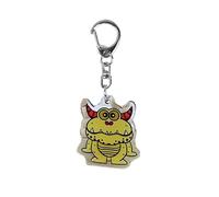 Mignon Dessin Animé Porte-clés Pendentif Transparent Acrylique Monstres Pour Sacs À À