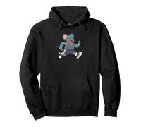 Mignon Dessin animé Souris Course Marathon Sprint Sweat à Capuche