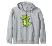 Mignon Dino Doodle Kids Dessin Kawaii Dinosaures Amoureux Sweat à Capuche