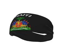 Mignon Drapeau d'Haïti Bandeaux Femmes Hommes Drapeau haïtien Bandeau de Sport Bandeaux pour la Course à Pied Fitness Yoga Cyclisme