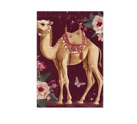 Mignon drapeau extérieur camel bordeaux double face bannière extérieure pour décoration de terrasse 71 x 101 cm double face