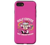 Mignon drôle Amateur de café Enseignant Anglais école Hommes Femmes Coque pour iPhone SE (2020) / 7/8