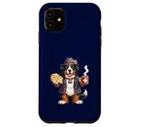 Mignon drôle Bouvier Bernois Chien Café Fromage Suisse Drapeau Coque pour iPhone 11