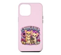 Mignon drôle Chihuahua Chihuahua Famille Kawaii Manga Style Coque pour iPhone 12 Pro Max