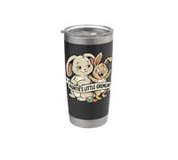 Mignon drôle tante petit gremlin lapin nièce neveu chaos Gobelet isotherme en acier inoxydable double paroi
