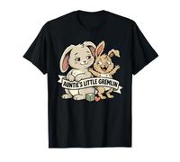 Mignon drôle Tante Petit Gremlin Lapin nièce Neveu Chaos T-Shirt