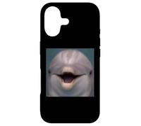 Mignon drôle Visage de Dauphin Gros Plan Meme Flou Photo Coque pour iPhone 17
