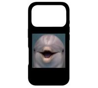 Mignon drôle Visage de Dauphin Gros Plan Meme Flou Photo Coque pour iPhone 17 Pro
