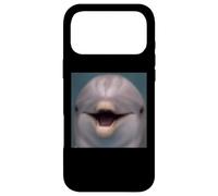 Mignon drôle Visage de Dauphin Gros Plan Meme Flou Photo Coque pour iPhone 17 Pro Max