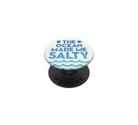 Mignon Eau salée plages océan Make Me Salty Sea Shells PopSockets PopGrip Adhésif