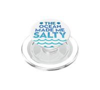 Mignon Eau salée plages océan Make Me Salty Sea Shells PopSockets PopGrip pour MagSafe