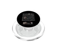Mignon éléphant Note de Musique Clef Art Musicien PopSockets PopGrip pour MagSafe