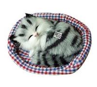 Mignon en peluche de chat Peluches Poupée animaux Mini Simulation Enfants Filles Cadeaux de Noël Pealer120 G