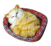 Mignon en peluche de chat Peluches Poupée animaux Mini Simulation Enfants Filles Cadeaux de Noël Pealer121 G