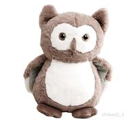 Mignon En Peluche Décor Figure Oreiller Simulation Doux En Peluche Animal En Peluche Pour Vacances Cadeau D'anniversaire Maison En Gris Foncé 40cm