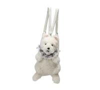Mignon en Peluche Sac à Dos Doux Joli Sac à Paquet pour Sortir avec des Vacances de Trajet en Plein air, Chien
