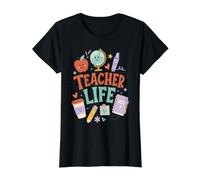Mignon Enseignant Vie Salle de Classe rentrée Scolaire T-Shirt Graphique avec Valeur