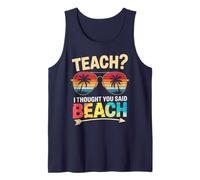 Mignon enseignement pensé dire Plage Professeur de Plage Débardeur