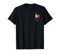 Mignon Escargot de Poche fantaisiste Lent Animal Graphique Jardin T-Shirt