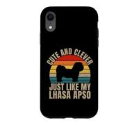 Mignon et astucieux comme Mon Lhassa Apso Coque pour iPhone XR