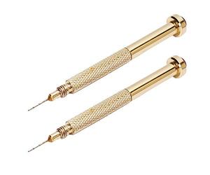 Mignon et professionnel2pcs Or Perceuse À Main Balancent Pierce Piercing Nail Art Gel UV Acrylique Conseils Outil Pratique Et Pratique
