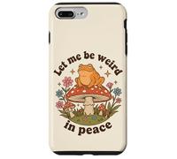 Mignon étrange Grenouille rétro Champignon Fleur Prairie Fleurs Coque pour iPhone 7 Plus/8 Plus