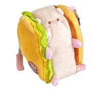 Mignon étui de changement de porc, sac de changement de cochon de dessin animé | Porte-monnaie Creative Hog Sandwich Pouch | Sac de rangement polyvalent pour femme et fille, petit bor