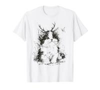 Mignon Fée Chat Bois Drôle Fairycore Chaton Esthétique T-Shirt Graphique avec Valeur