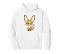 Mignon Fennec Fox Cartoon - Big Eyes Animal Wilderness Sweat à Capuche