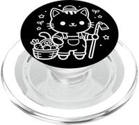 Mignon Fermier Kawaii Chat Agriculture Agronomie PopSockets PopGrip pour MagSafe