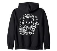Mignon Fermier Kawaii Chat Agriculture Agronomie Sweat à Capuche