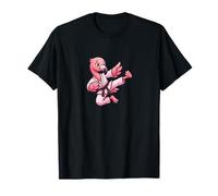 Mignon Flamant Rose karaté Arts Martiaux T-Shirt