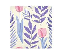 Mignon fleur clipart bleu pastel magique auto-adhésif pochettes cosmétiques tissu voyage organisateur de toilette enveloppant appareil photo objectif sac organisateur sacs pour femmes taille 55,1 x