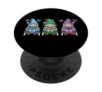 Mignon floral papillon gnome amant gnomies fleur PopSockets PopGrip Adhésif