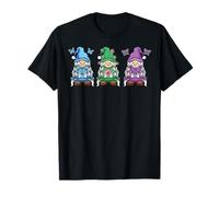 Mignon floral papillon gnome amant gnomies fleur T-Shirt