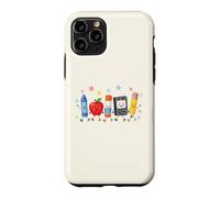 Mignon Fournitures Scolaires Crew Back to School Cartoon Design Coque pour iPhone 11 Pro