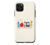 Mignon Fournitures Scolaires Crew Back to School Cartoon Design Coque pour iPhone 11 Pro Max