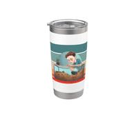 Mignon garçon fourmi ferme récipient en insectes de Gobelet isotherme en acier inoxydable double paroi