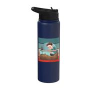 Mignon garçon fourmi ferme récipient en insectes de Stainless Steel Insulated Water Bottle