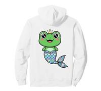 Mignon Grenouille sirène Kawaii Prince Couronne Pastel Queue Sweat à Capuche