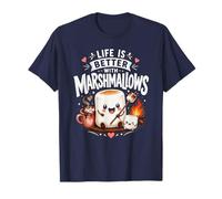 Mignon Guimauve Life is Better with Marshmallows Campfire T-Shirt