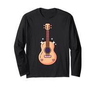 Mignon Guitare Kawaii Acoustique Guitare Joueur Guitariste Filles Manche Longue
