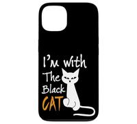 Mignon Halloween Cat Lovers - Humour avec chat noir maman chat papa Coque pour iPhone 13