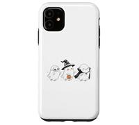 Mignon Halloween Crew Ghost Trio Squelette Sorcière et Vampire Coque pour iPhone 11