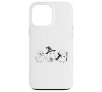 Mignon Halloween Crew Ghost Trio Squelette Sorcière et Vampire Coque pour iPhone 13 Pro Max