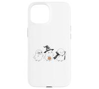 Mignon Halloween Crew Ghost Trio Squelette Sorcière et Vampire Coque pour iPhone 15